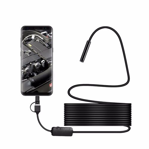 2025 New 8MM Micro USB Type-c USB 3-in-1 Computer Endoscope
