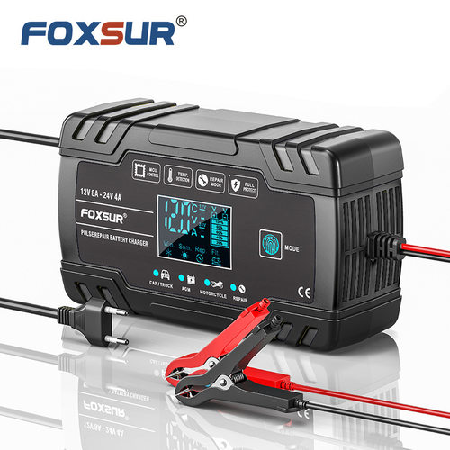 English Battery charger 12V 24V repair type charge电瓶充电器