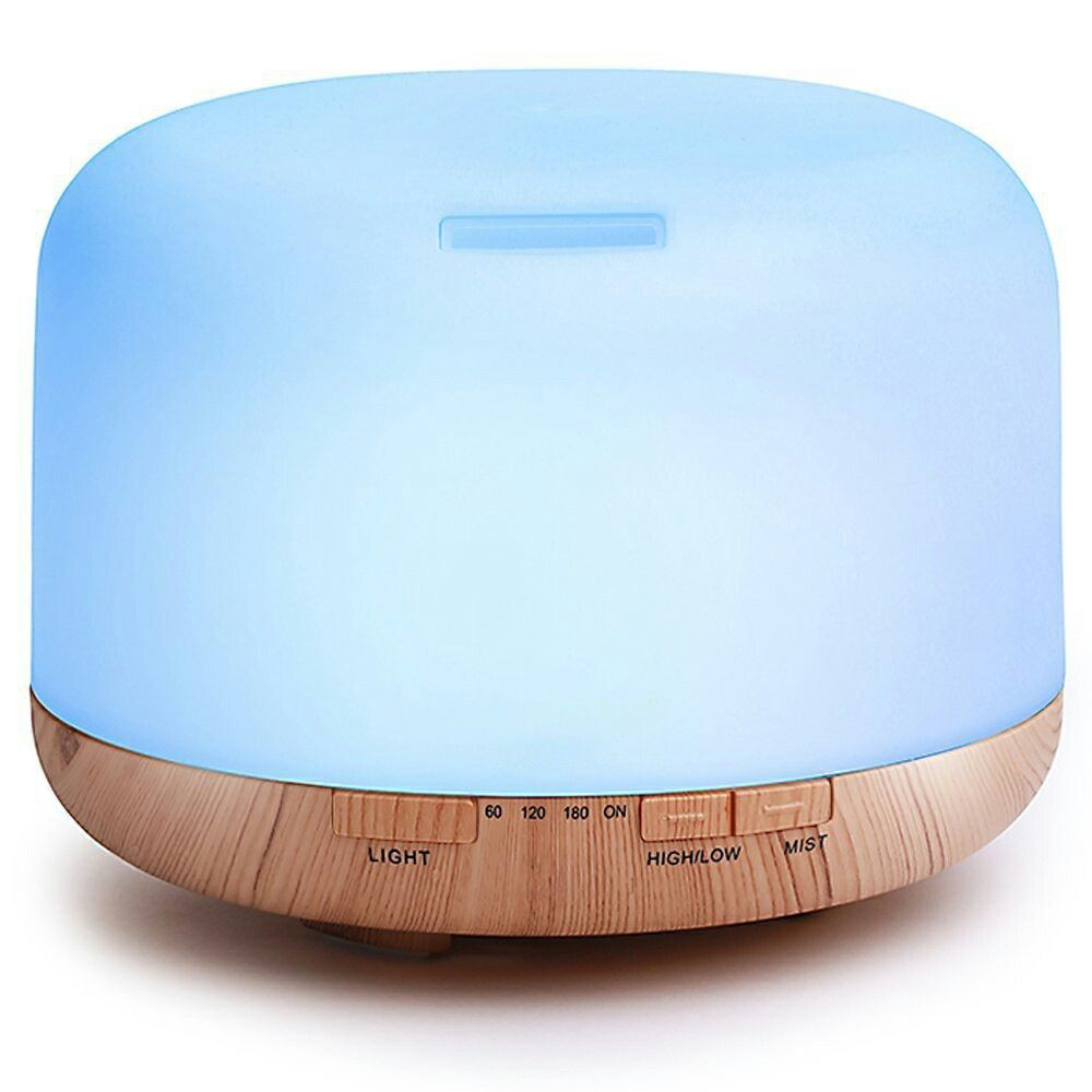 500ML Wood Grain Air Humidifier Aromatherapy Machine香薰机