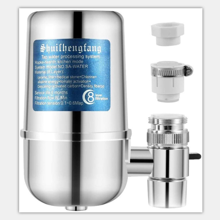 Faucet water purifier ceramic filter for chlorine removal
