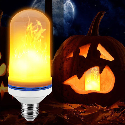 LED Flame Effect Fire Light Bulb Flickering Flame Lamp