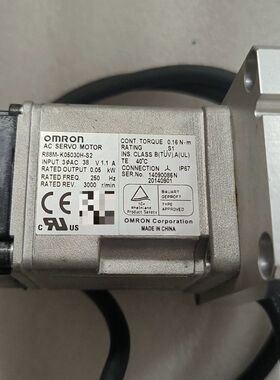 拆机R88M-K05030H-S2伺服电机 0.0