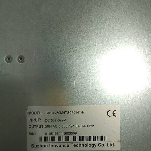 汇川伺服驱动器 IS810N50M4TS075INT-P