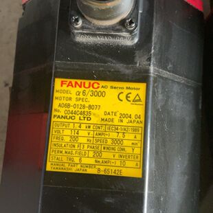 FANUC电机A06B-0128-B077a6/3000