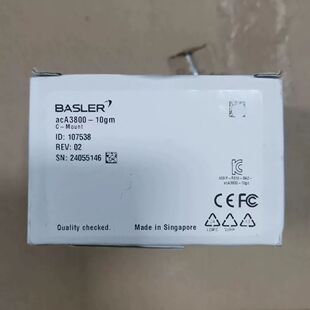 巴斯勒acA3800-10gm 库存剩余 未使用 盒
