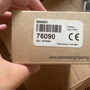 邦纳传感器QS30EDV 货号76090 美国制造。