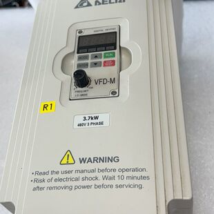 VFD037M43A台达3.7kw变频器 是在位产品 刚拆下