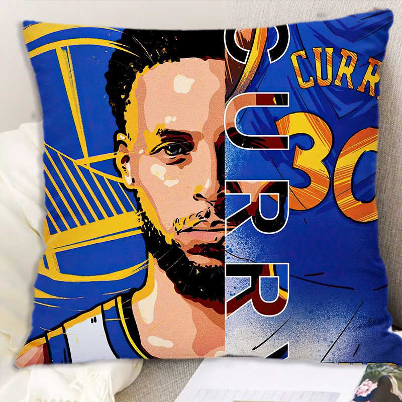 NBA斯蒂芬库里双面靠垫定制抱枕