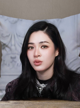 邝玲玲Lingling定制抱枕明星照片周边双面女生日礼物diy靠垫真人
