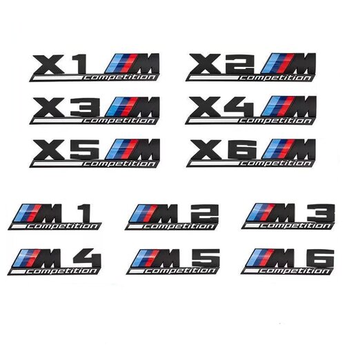 宝马M运动标车贴雷霆尾标