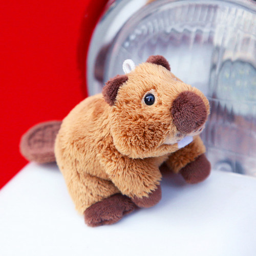 意大利trudi河狸公仔大板牙挂饰