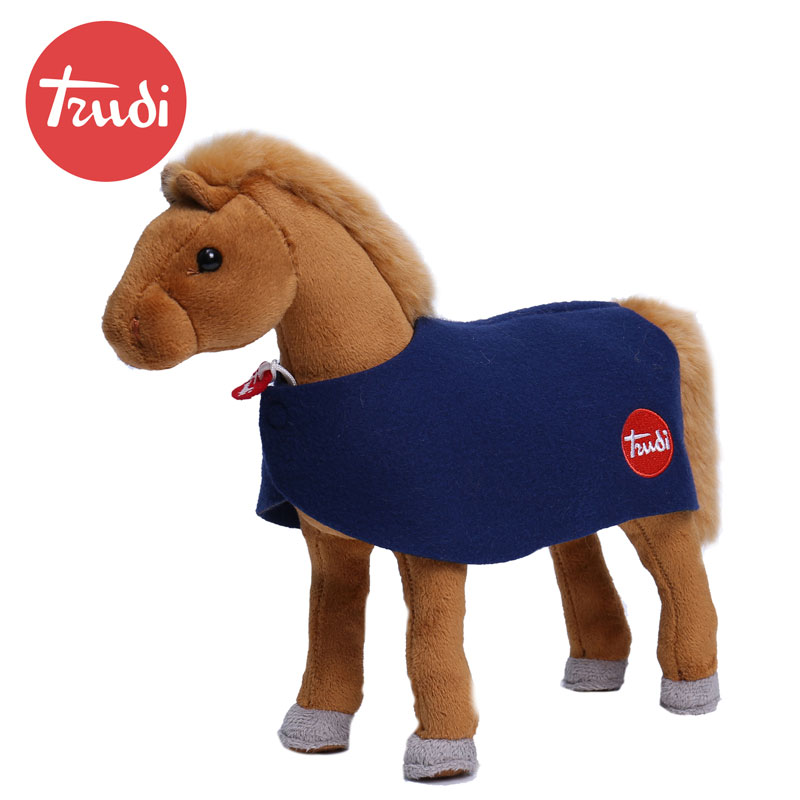 trudi毛绒玩具骏马家居摆件公仔