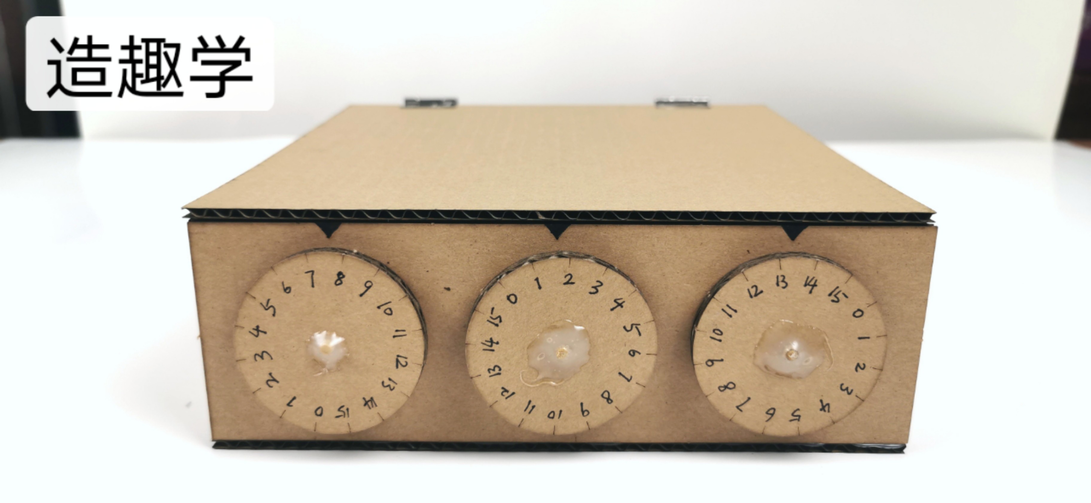 密码箱STEAM纸模手工DIY材料包瓦楞纸幼儿园玩教具创客作品科技节,玩具/童车/益智/积木/模型,科学实验,淘宝优惠券,粉丝福利购,淘宝优惠卷