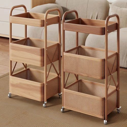 落地小推车置物架可移动储物架