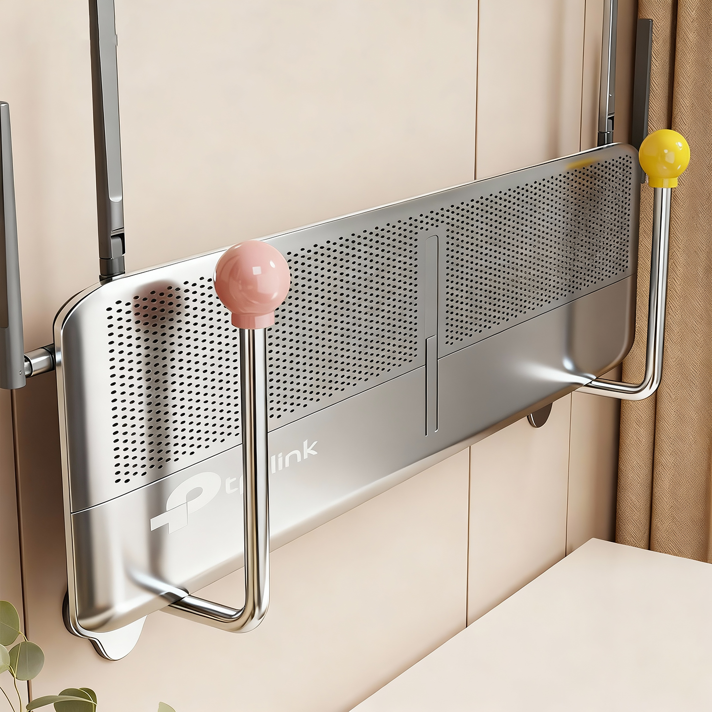 路由器支架免打孔wifi光猫收纳架