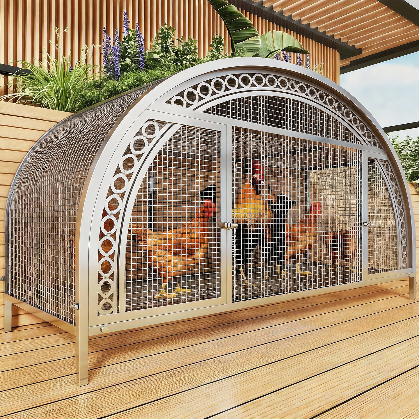 鸡笼子家用室外大号家禽养殖收纳笼密网自动清粪鸡舍多功能鸭鹅笼,宠物/宠物食品及用品,狗笼子,淘宝优惠券,粉丝福利购,淘宝优惠卷