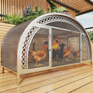 鸡笼子家用室外大号家禽养殖收纳笼密网自动清粪鸡舍多功能鸭鹅笼