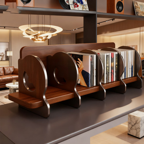 黑胶唱片收纳架CD展示架