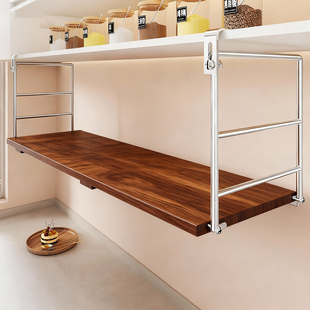 家用微波炉支架厨房柜门免打孔烤箱电锅收纳吊架多功能分层调料架