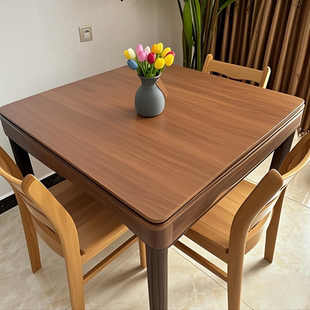 麻将机实木盖板方形单独台面板客厅茶几桌面板可定制木质餐桌面板