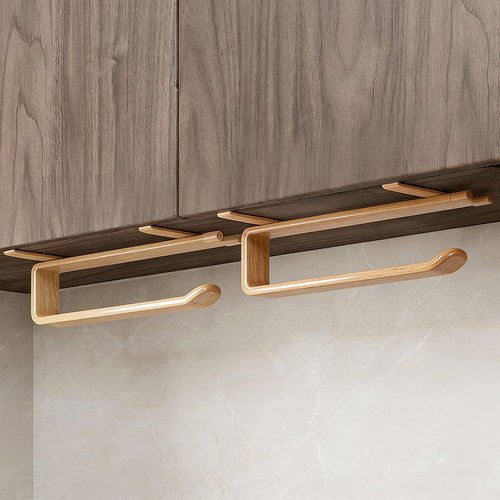 厨房多功能免打孔纸巾置物架