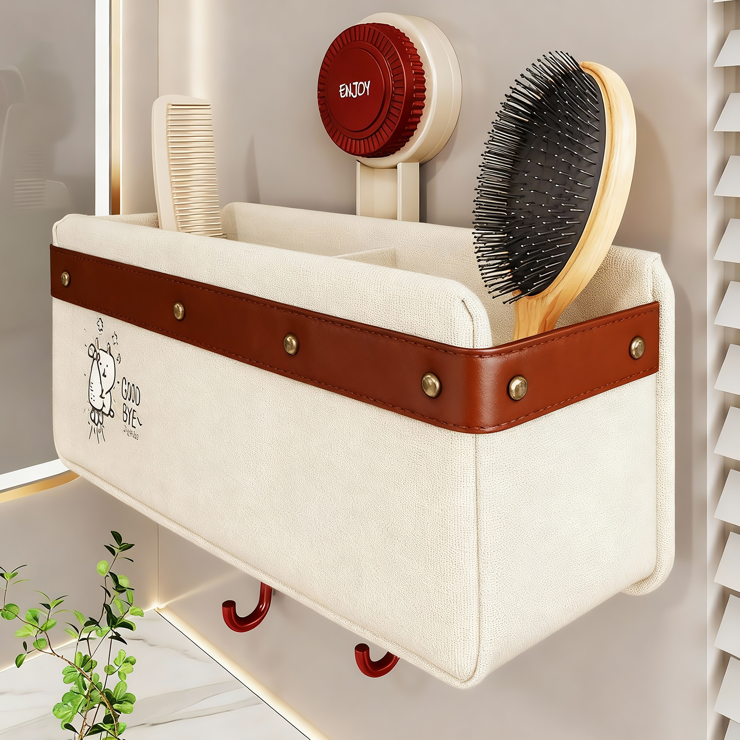 卫生间吸盘置物架多功能收纳架