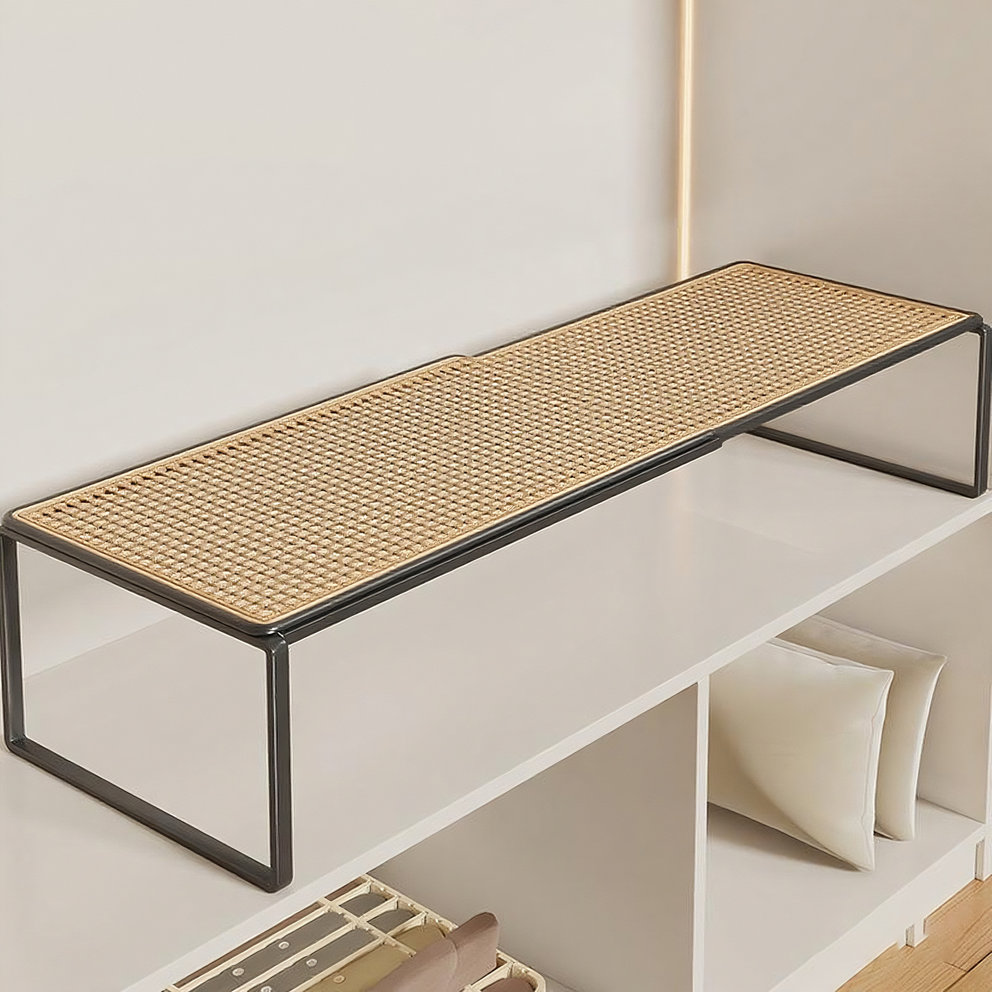 分层隔板置物架衣物分隔整理架