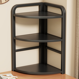 桌面转角置物架家用学生书桌台面书本文具储物架办公桌扇形文件架