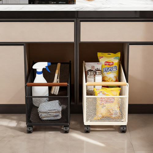 厨房收纳筐厨房清洁用品置物筐