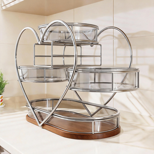 水果盘置物架客厅茶几瓜果零食多层收纳架桌面多层干果糖果摆放盘