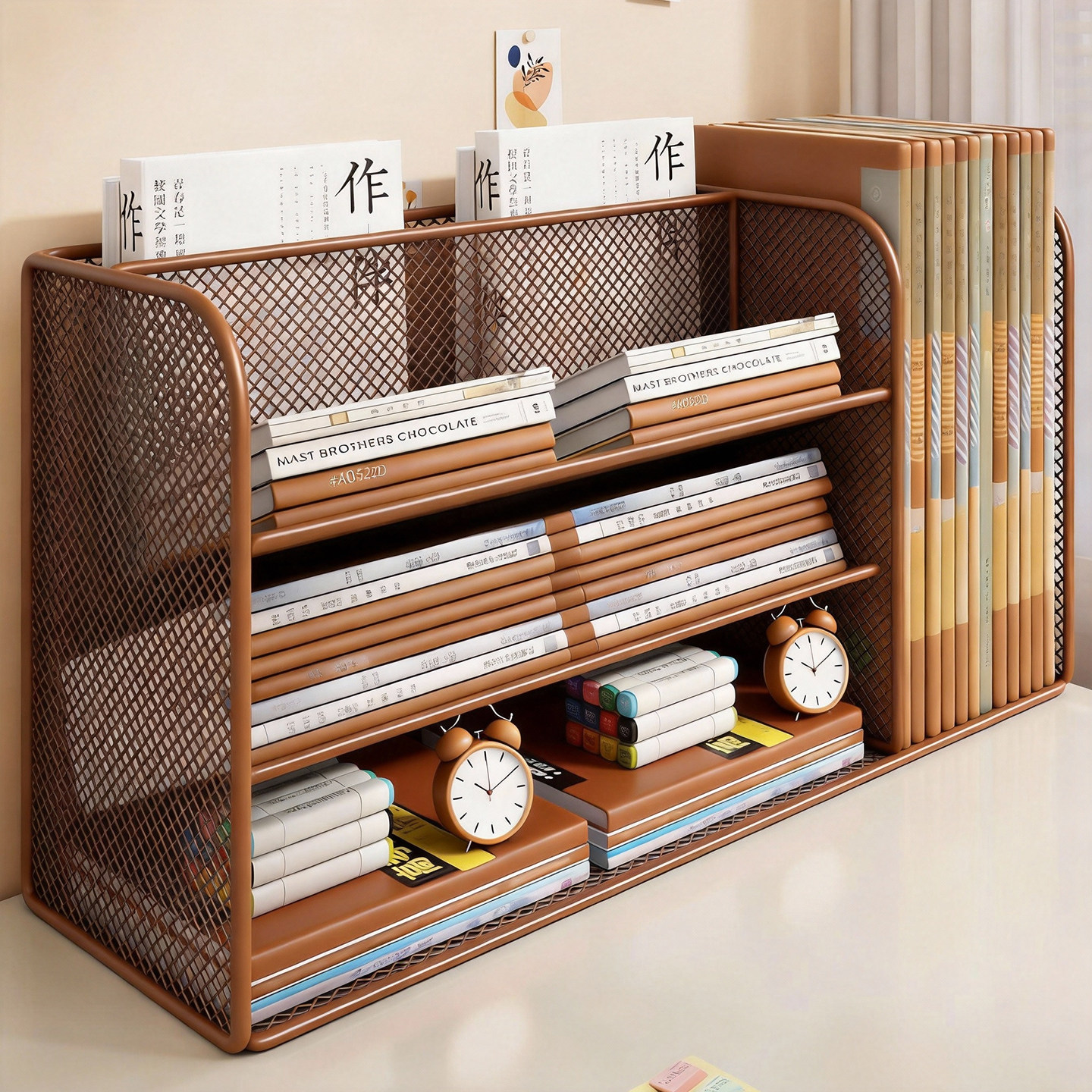 学科分类置物架桌面书架立式分层书立架书桌书本收纳架储物小书柜,住宅家具,书架,淘宝优惠券,粉丝福利购,淘宝优惠卷