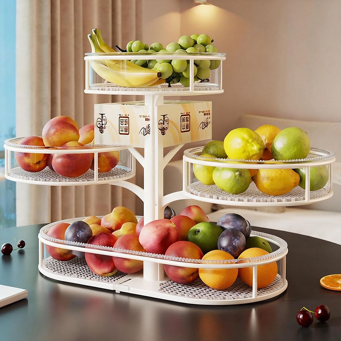 客厅轻奢果盘茶几餐桌桌面水果瓜果收纳沥水架多层零食糖果摆放架,餐饮具,果盆/果盘/果篮,淘宝优惠券,粉丝福利购,淘宝优惠卷