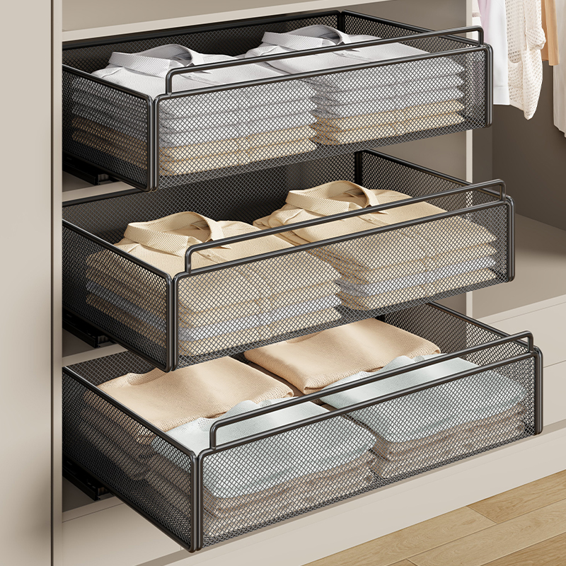 衣柜收纳架多功能衣物叠放置物架