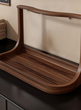 实木玄关钥匙架桌面收纳摆件