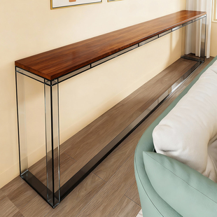 沙发后置物架暖气片上方长条桌客厅卧室夹缝窄边收纳架分层储物架