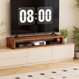 实木电视增高架客厅电视柜液晶显示器抬高支架垫高底座托架置物架