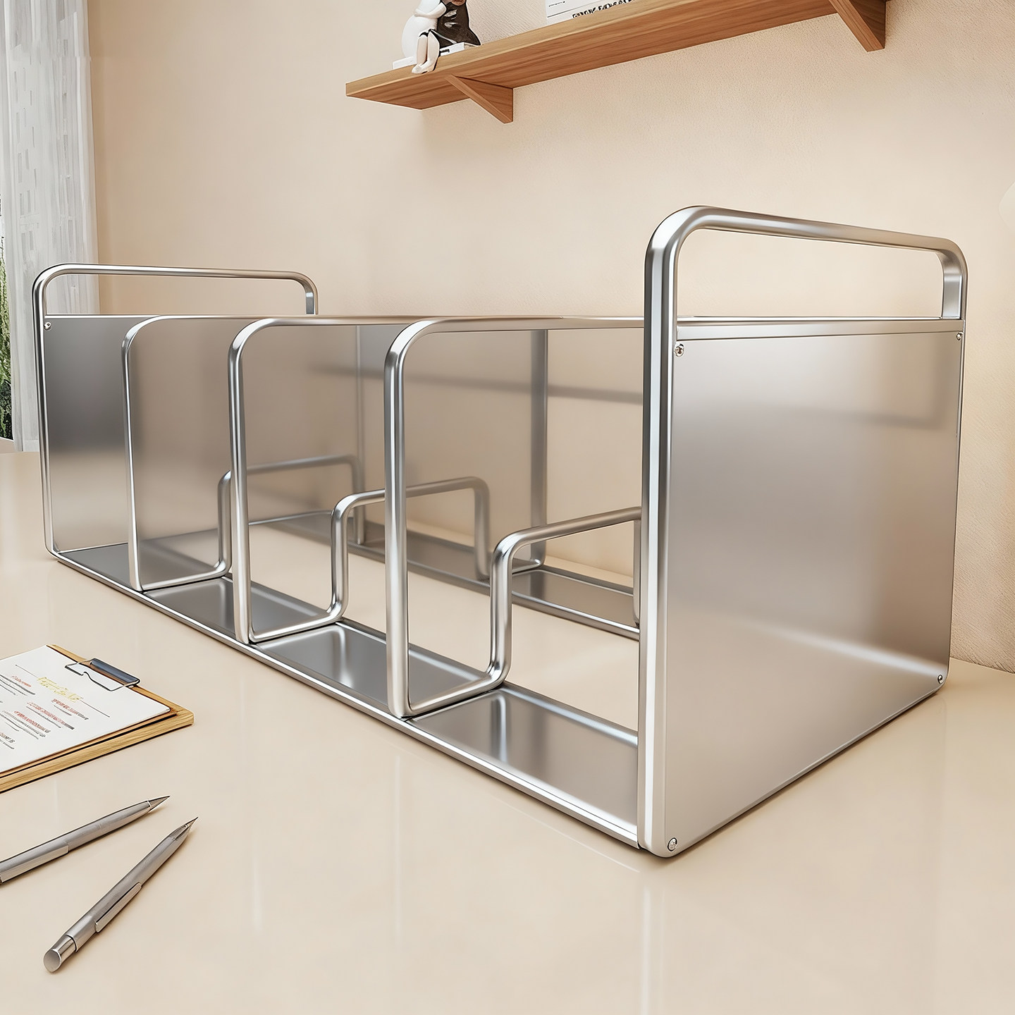 书架桌面书立架宿舍书桌书籍整理架工位文件资料收纳架分隔储物架,住宅家具,书架,淘宝优惠券,粉丝福利购,淘宝优惠卷