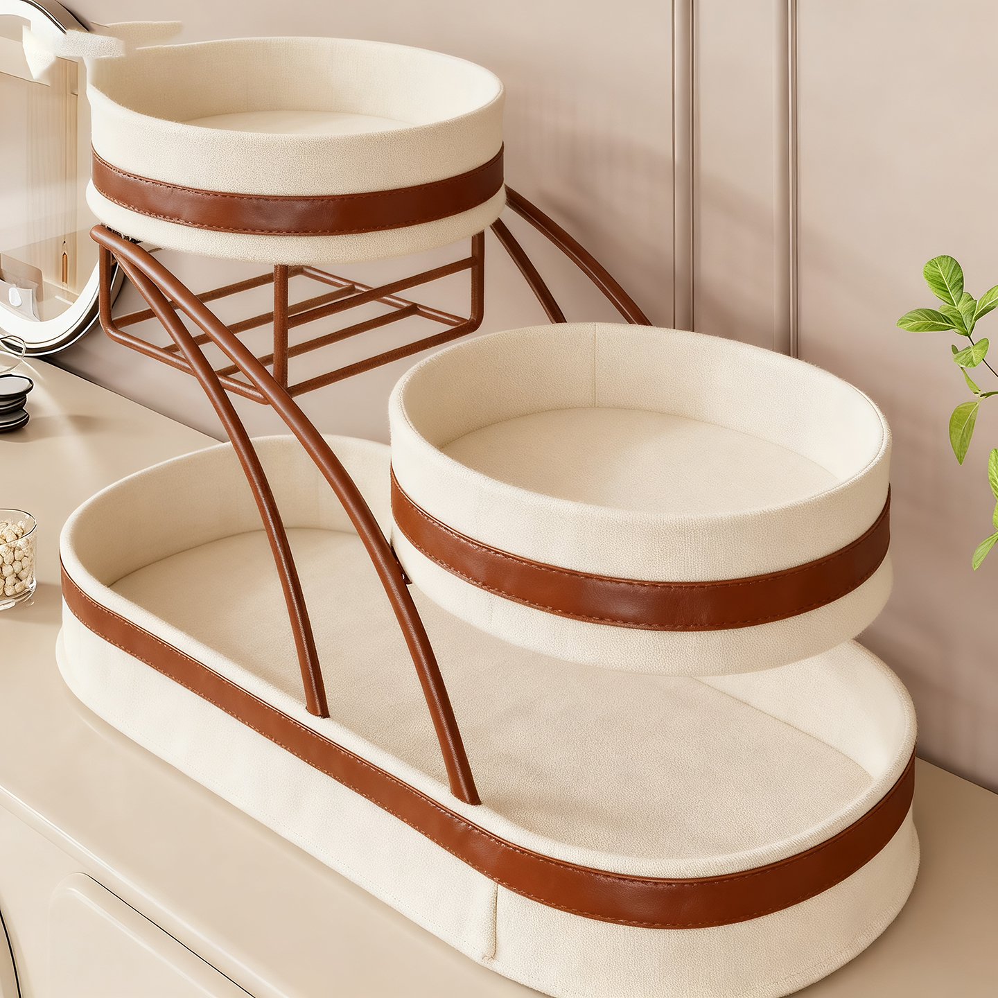 化妆品收纳盒梳妆台桌面置物架