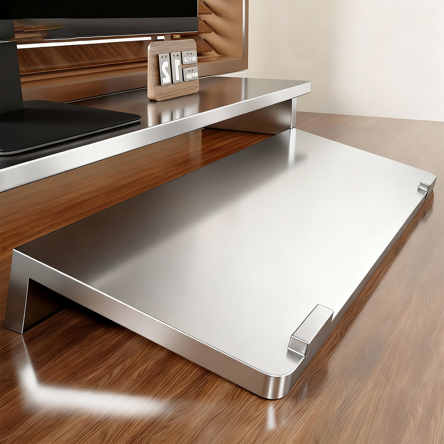 键盘增高架办公桌悬浮托架工位台式电脑倾斜托盘无线机械键盘支架