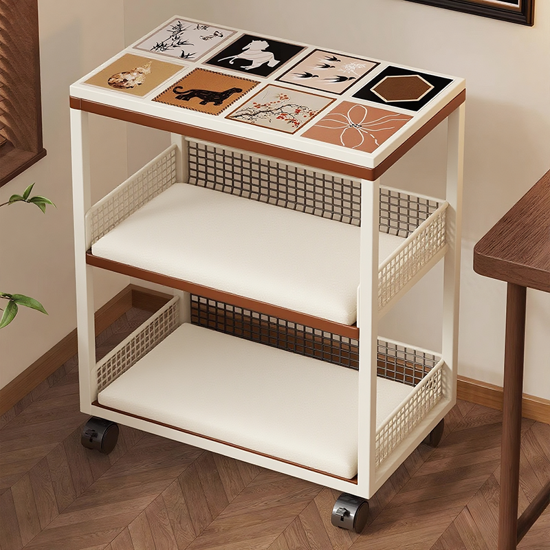 书桌旁架子简易书架落地置物架