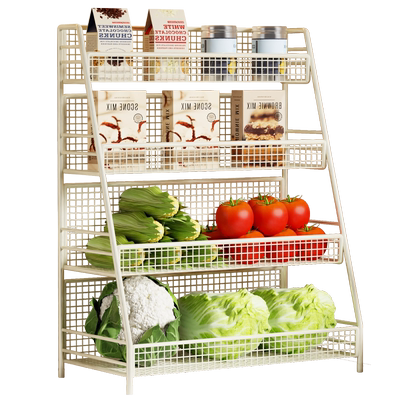 厨房置物架台面多层家用果