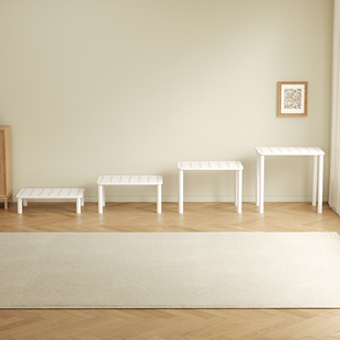 电脑机箱托架台式机桌下放置台主机抬高托盘实木落地支架置物架子