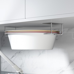 卫生间各种神器脸盆收纳架浴室柜下面盆置物架家居好物台盆下挂架