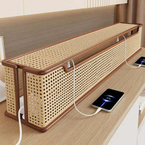 插线板收纳盒办公插板插排整理盒