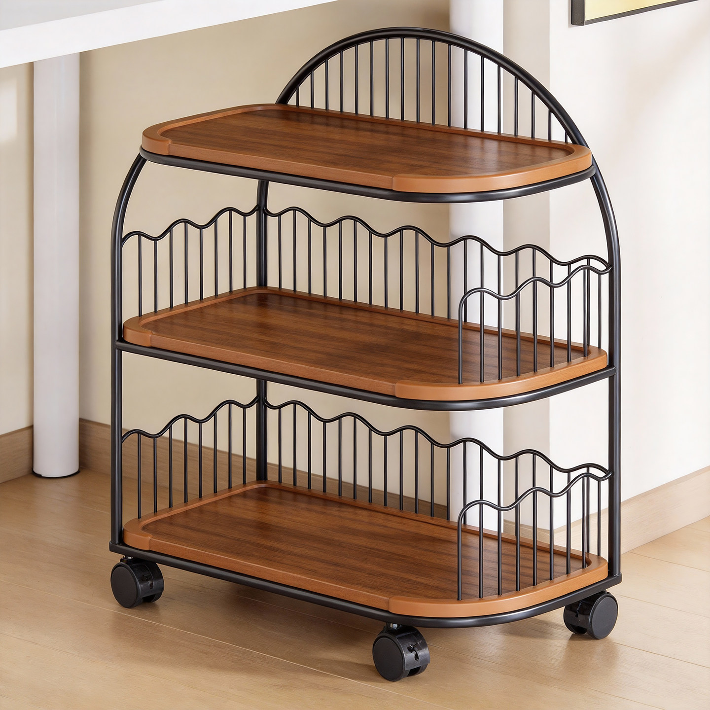 书桌下多层置物架书本资料整理架办公桌下小推车文件档案收纳架子,收纳整理,整理架/置物架/收纳架,淘宝优惠券,粉丝福利购,淘宝优惠卷