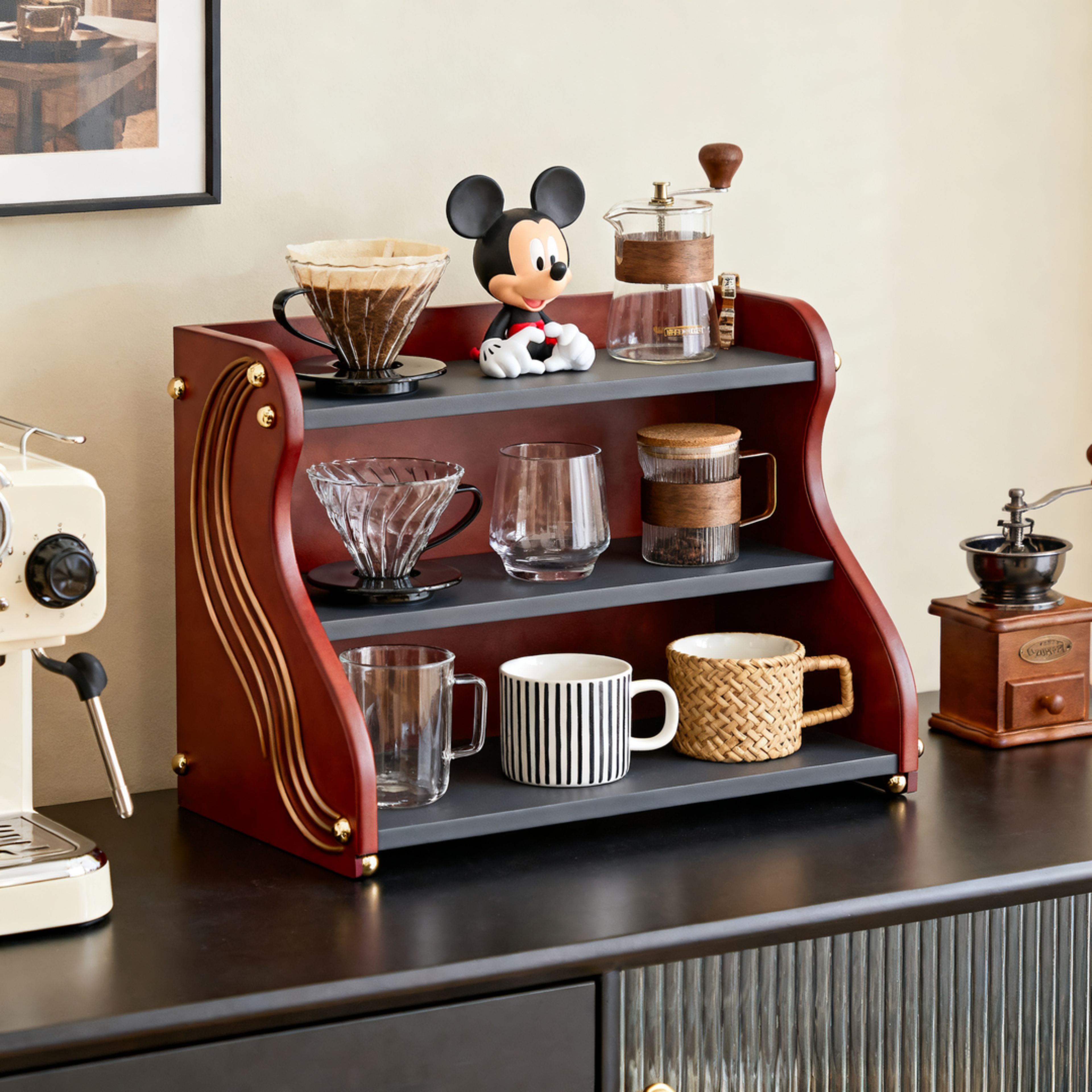 桌面杯子置物架多层储物架