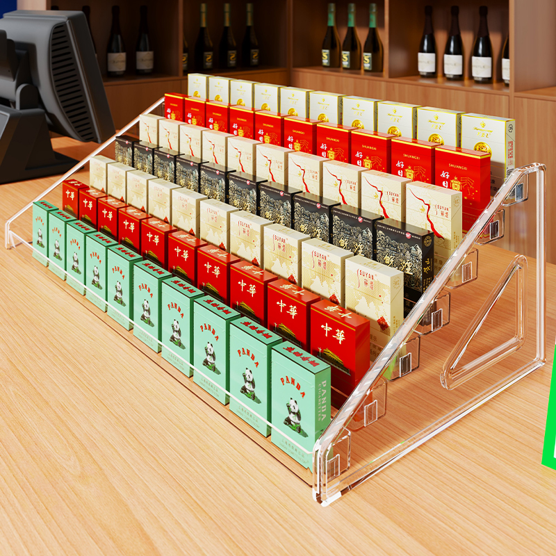 烟酒置物架超市便利店桌面小货架