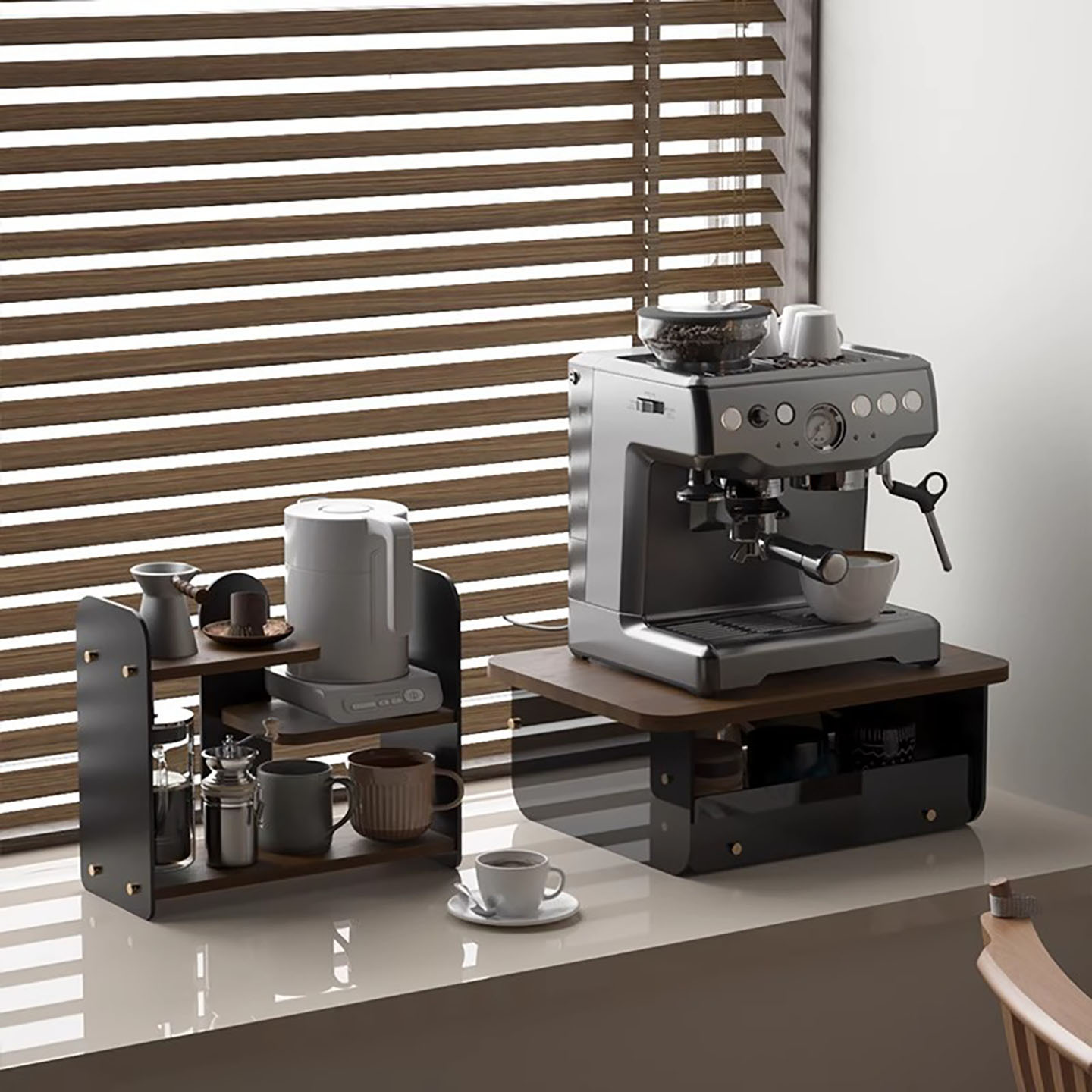 桌面高颜值多功能杯架