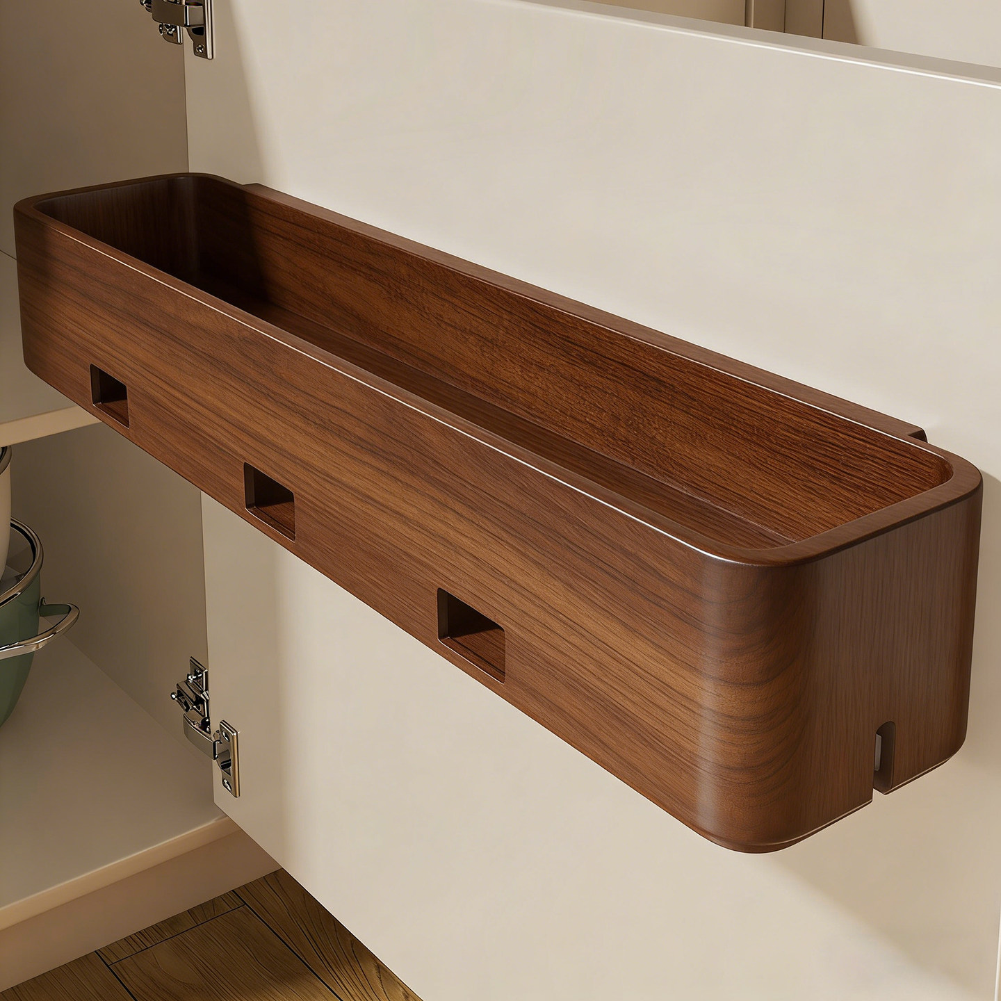 厨房置物架柜门内侧免打孔保鲜膜纸巾收纳架调料垃圾袋储物整理篮,厨房/烹饪用具,厨房墙壁置物架/厨房墙壁挂架,淘宝优惠券,粉丝福利购,淘宝优惠卷