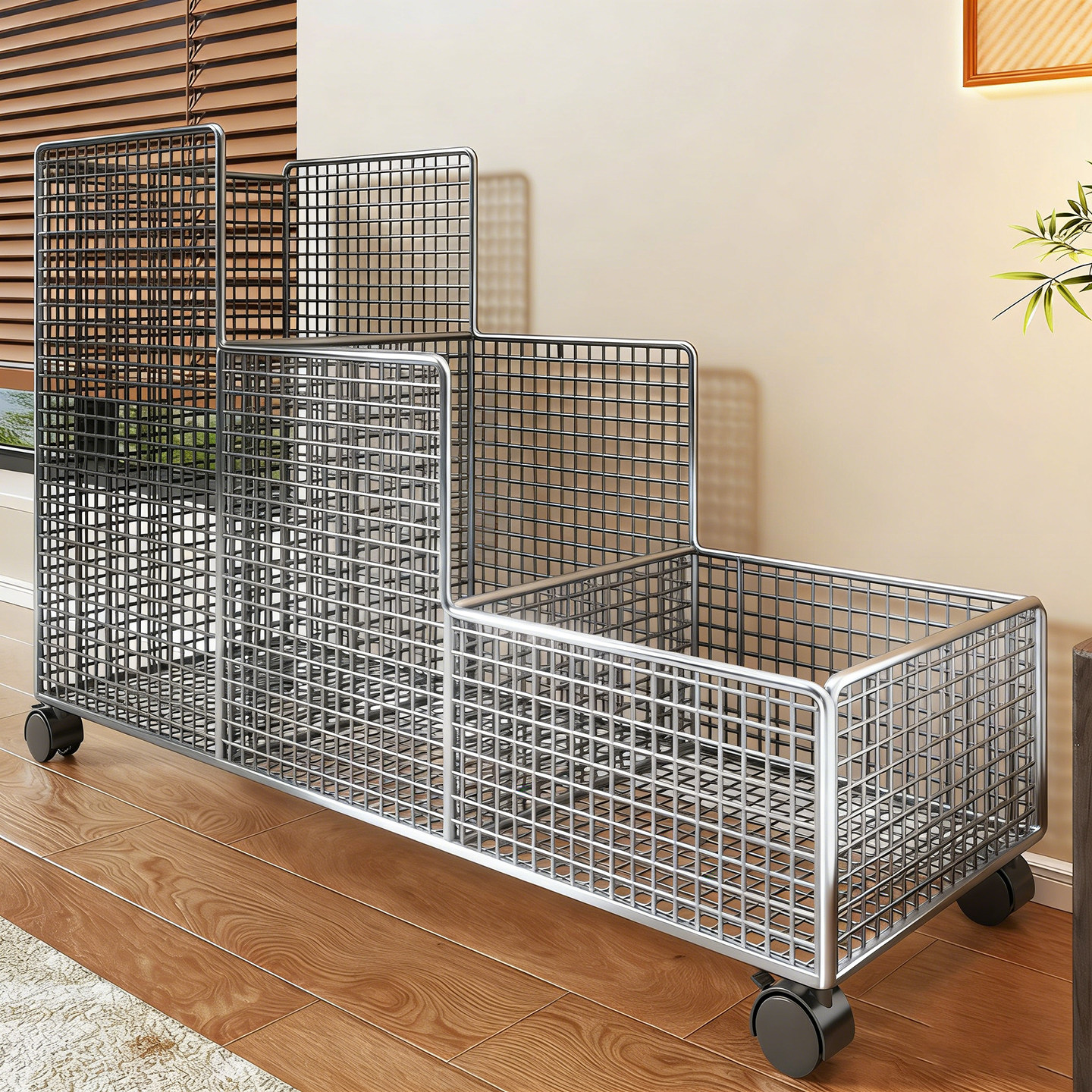 瑜伽垫收纳架家用健身器材置物筐落地可移动小推车羽毛球拍放置架,住宅家具,搁板/置物架/家用陈列架,淘宝优惠券,粉丝福利购,淘宝优惠卷